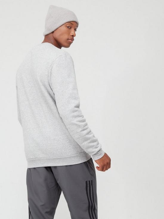 stillFront image of adidas-sportswear-essentials-fleece-sweatshirt-greyblack