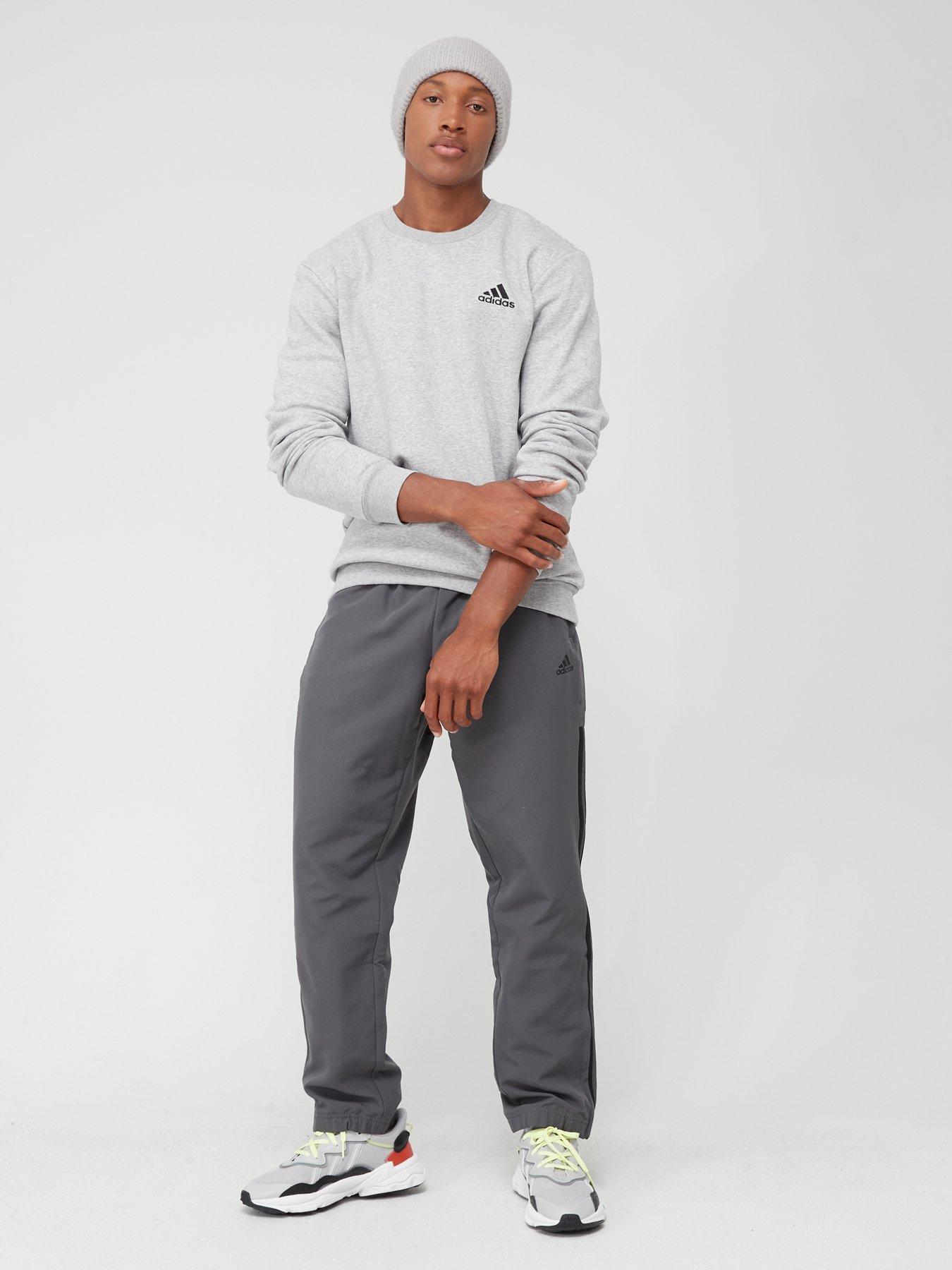 adidas Sportswear Essentials Fleece Sweatshirt - Grey/Black