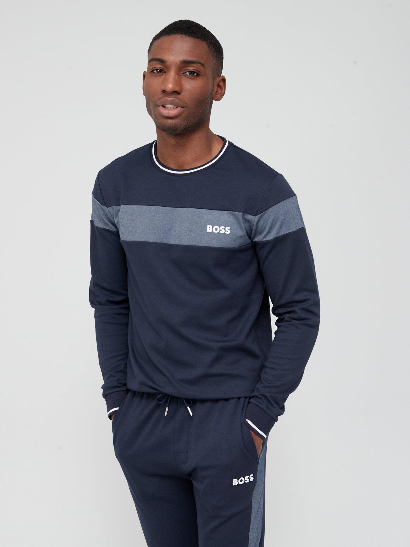 boss bodywear tracksuit grey