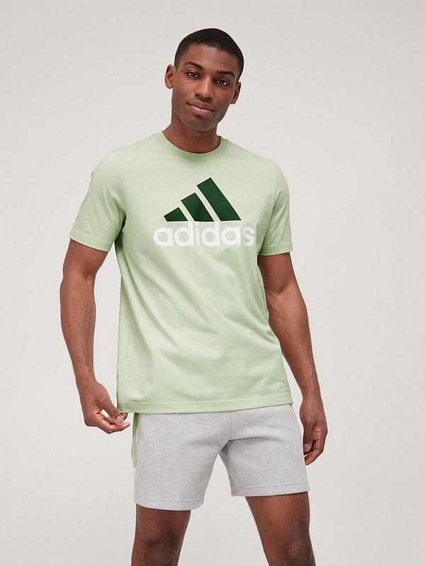 Consistent Say aside tongue adidas Single Jersey T-Shirt - Green | very.co.uk