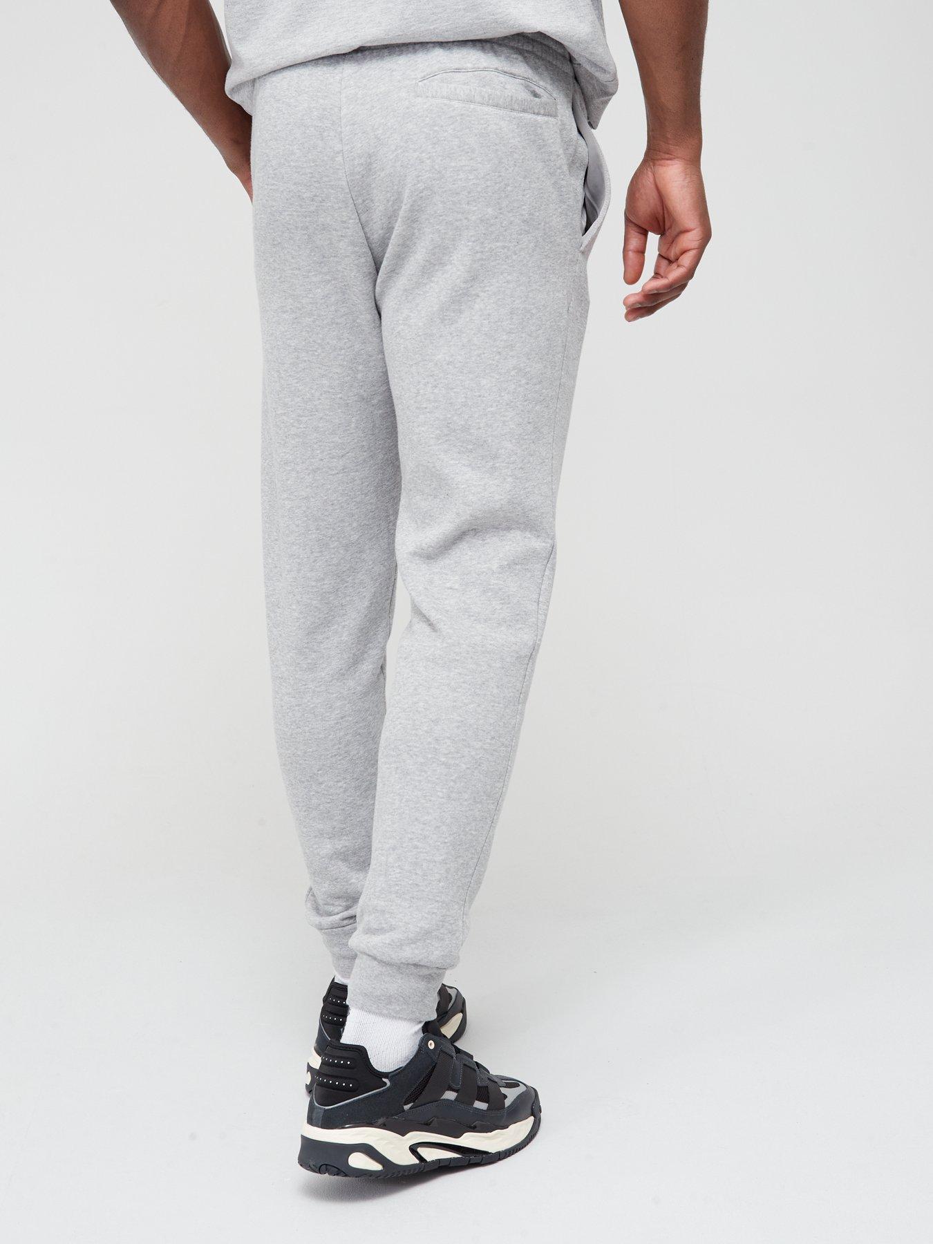 Image 2 of 4 of adidas Sportswear Essentials Fleece Regular Tapered Joggers - Grey/Black