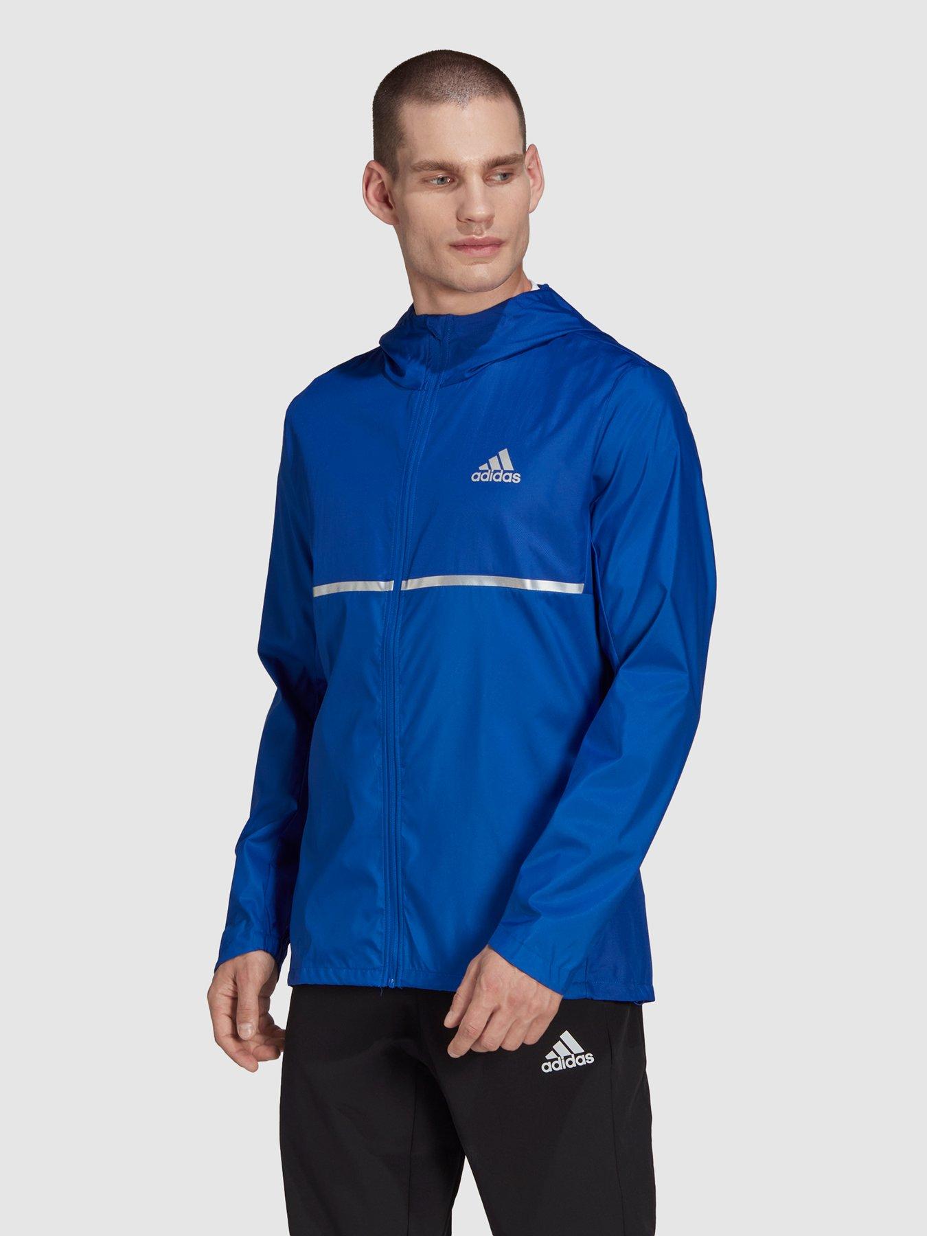Adidas Own The Run Men Running-Jacket XL Blue