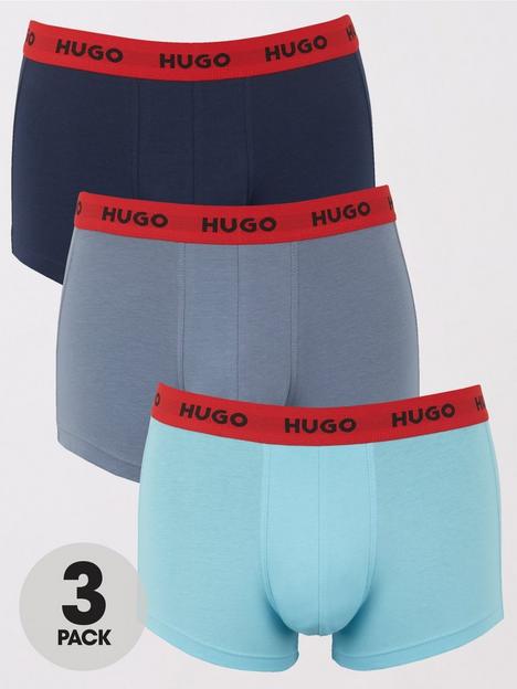 hugo-bodywear-3-pack-trunks-multi