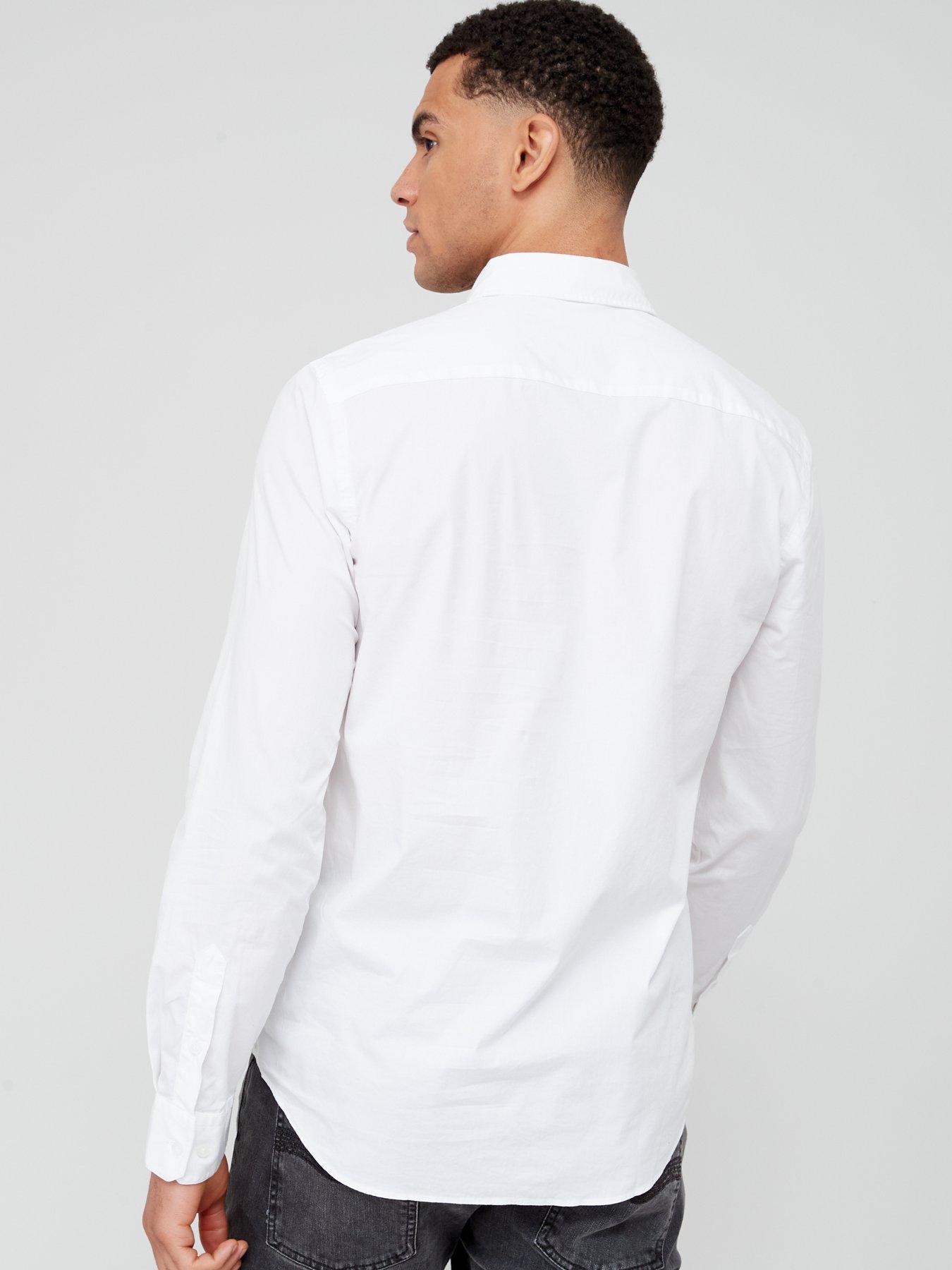 calvin klein white shirt slim fit