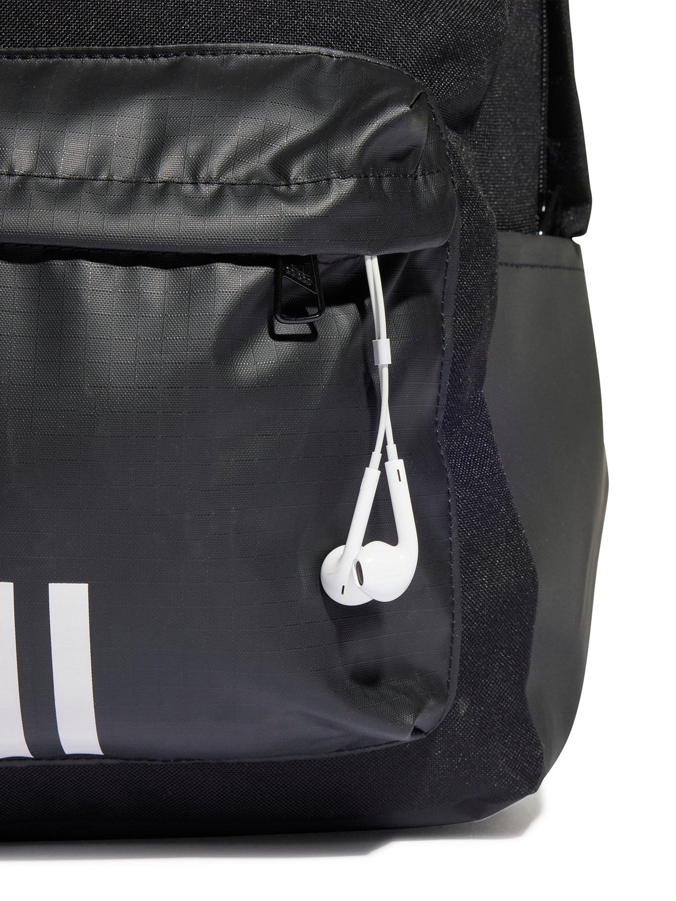 adidas Men's Clsc BOS 3S Backpack - BLACK/WHITE | Very.co.uk