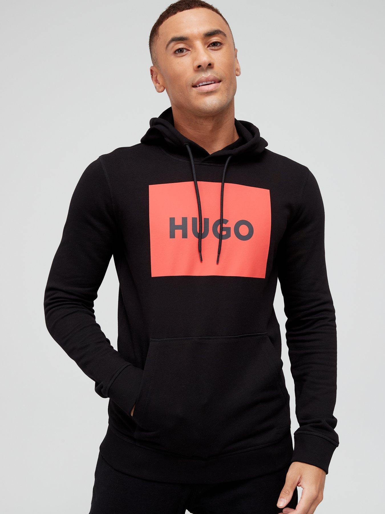 Hugo reverse best sale logo sweatshirt