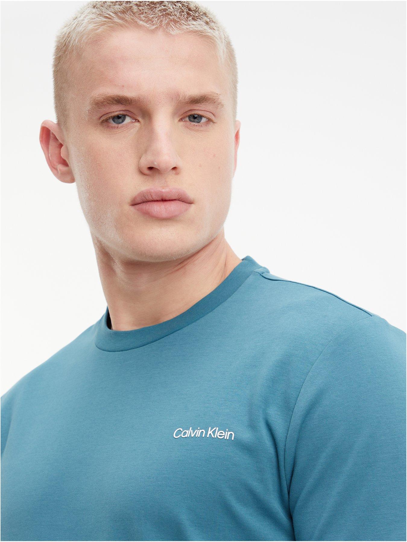 Calvin Klein Micro Logo T-Shirt - Foamy Ocean 