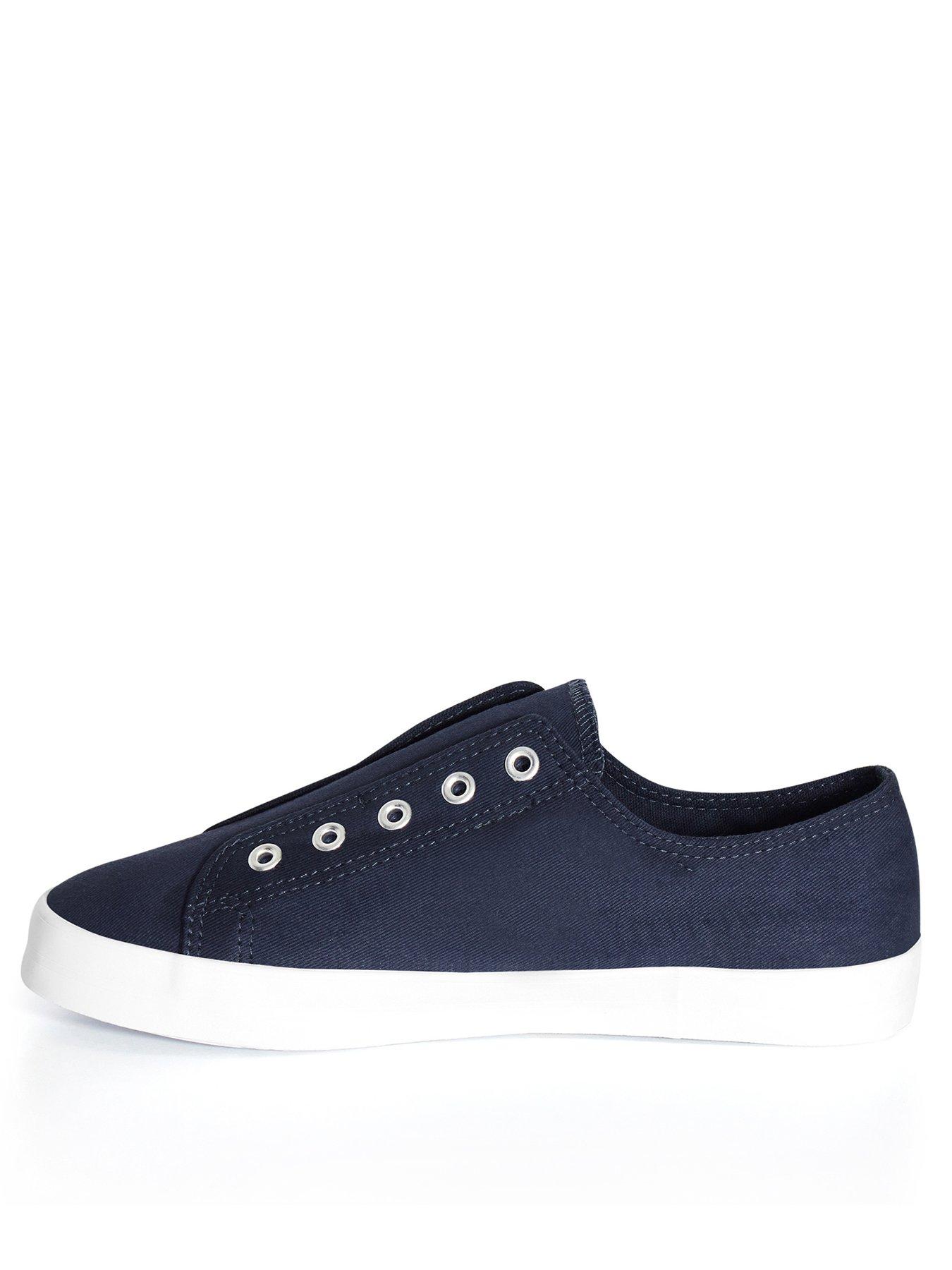  Laceless Trainer - Navy