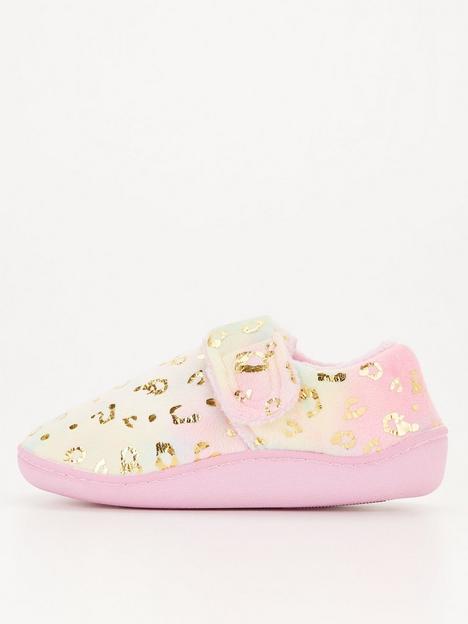 everyday-younger-girls-leopard-rainbow-slippers-pink-multi