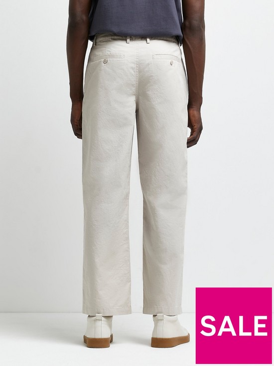stillFront image of river-island-wide-chino-trouser