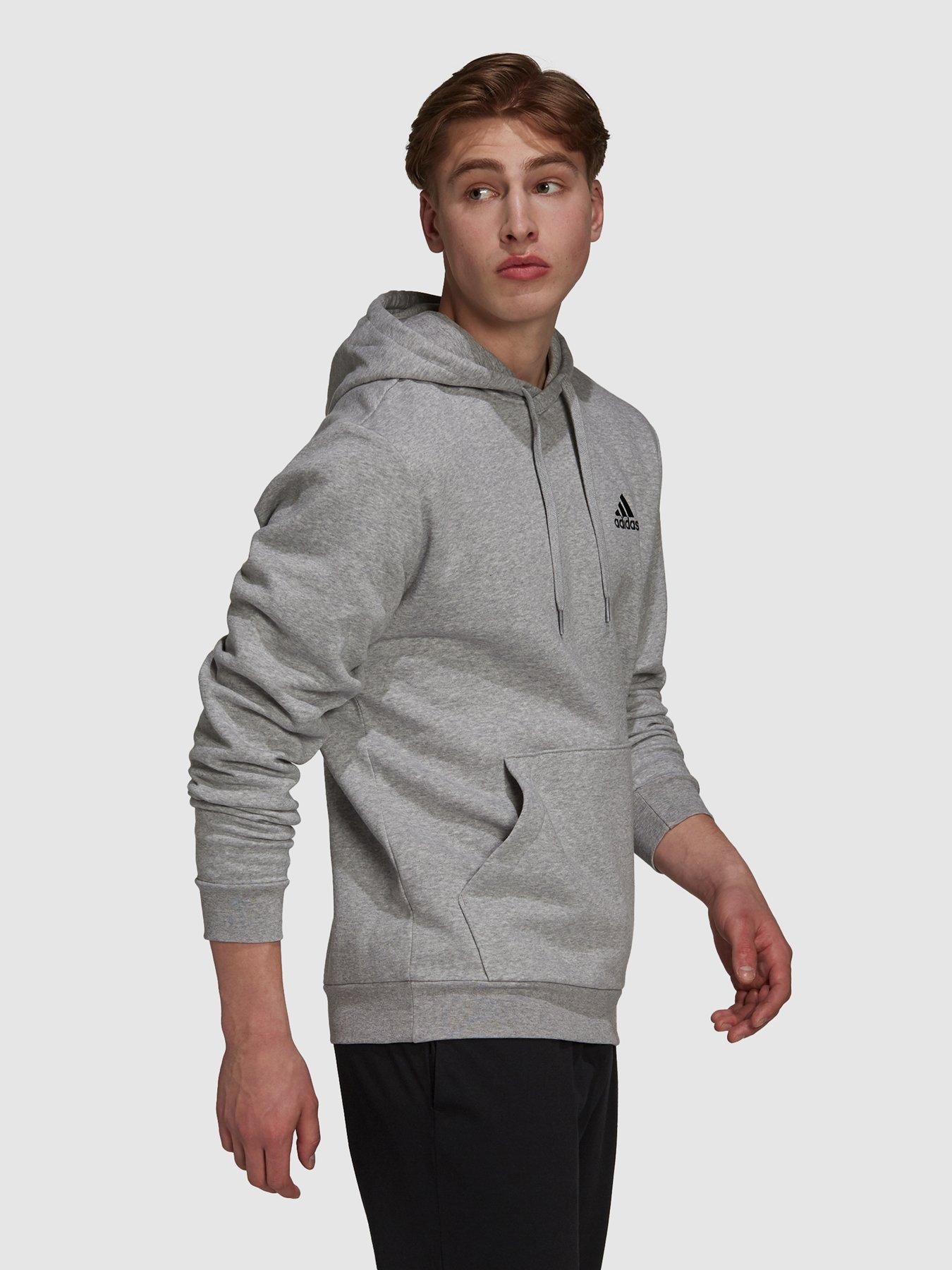 Dark grey adidas on sale hoodie