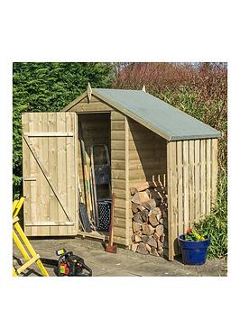 Rowlinson Oxford 4X3 Shed With Lean To