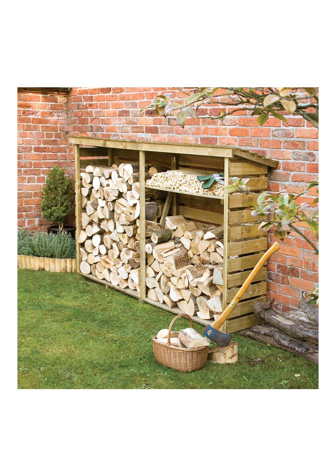 Product photograph of Rowlinson Large Log Store from very.co.uk