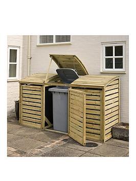 Product photograph of Rowlinson Triple Bin Store from very.co.uk