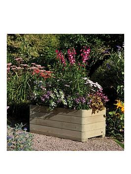 Product photograph of Rowlinson Marberry Rectangular Planter from very.co.uk