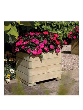 Product photograph of Rowlinson Marberry Square Planter from very.co.uk