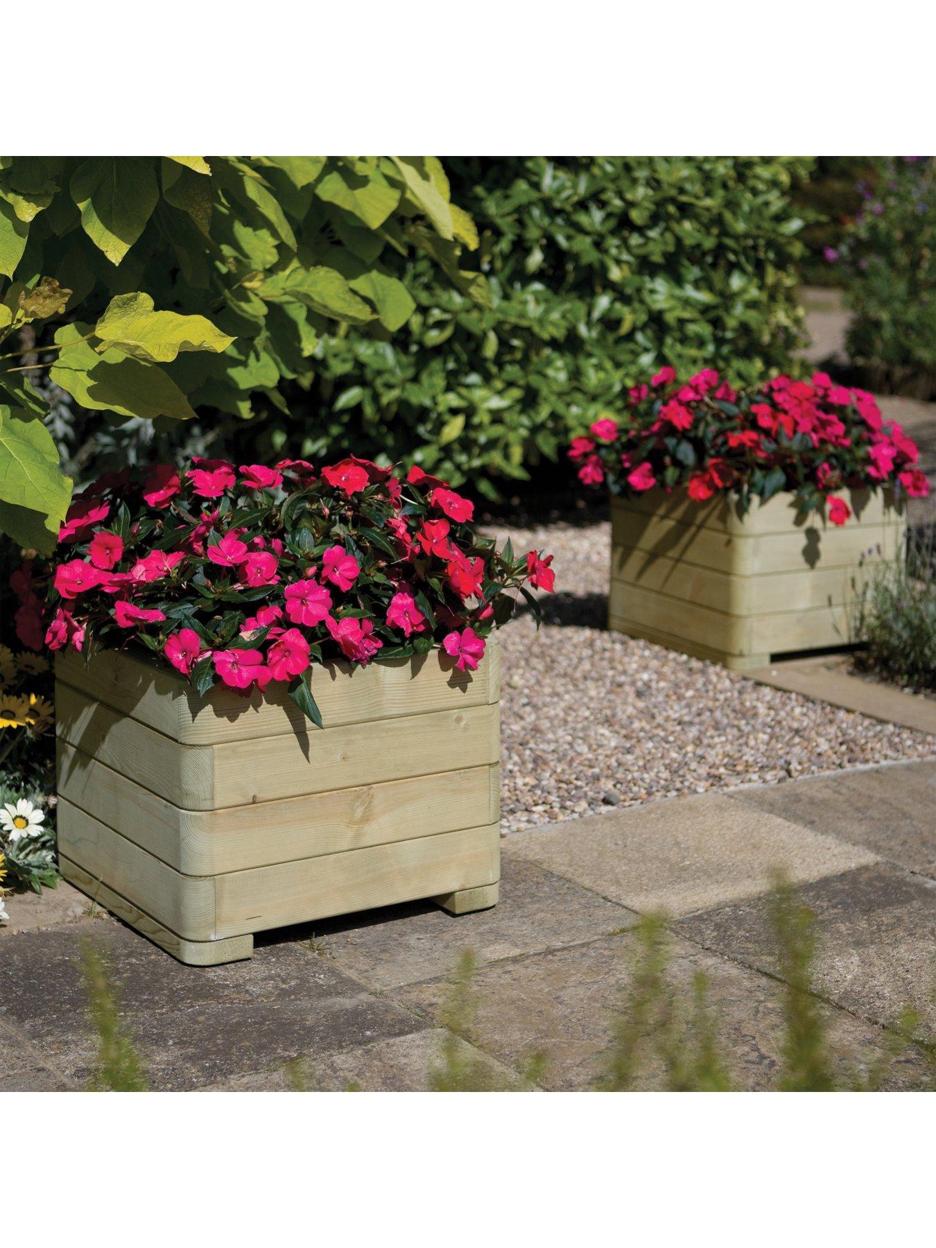 Rowlinson Marberry Square Planter | Very.co.uk