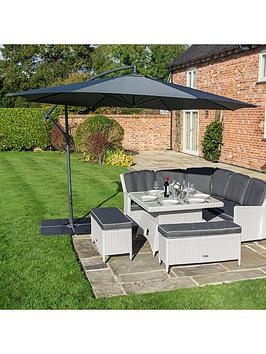 Product photograph of Rowlinson Prestbury Overhang Parasol from very.co.uk