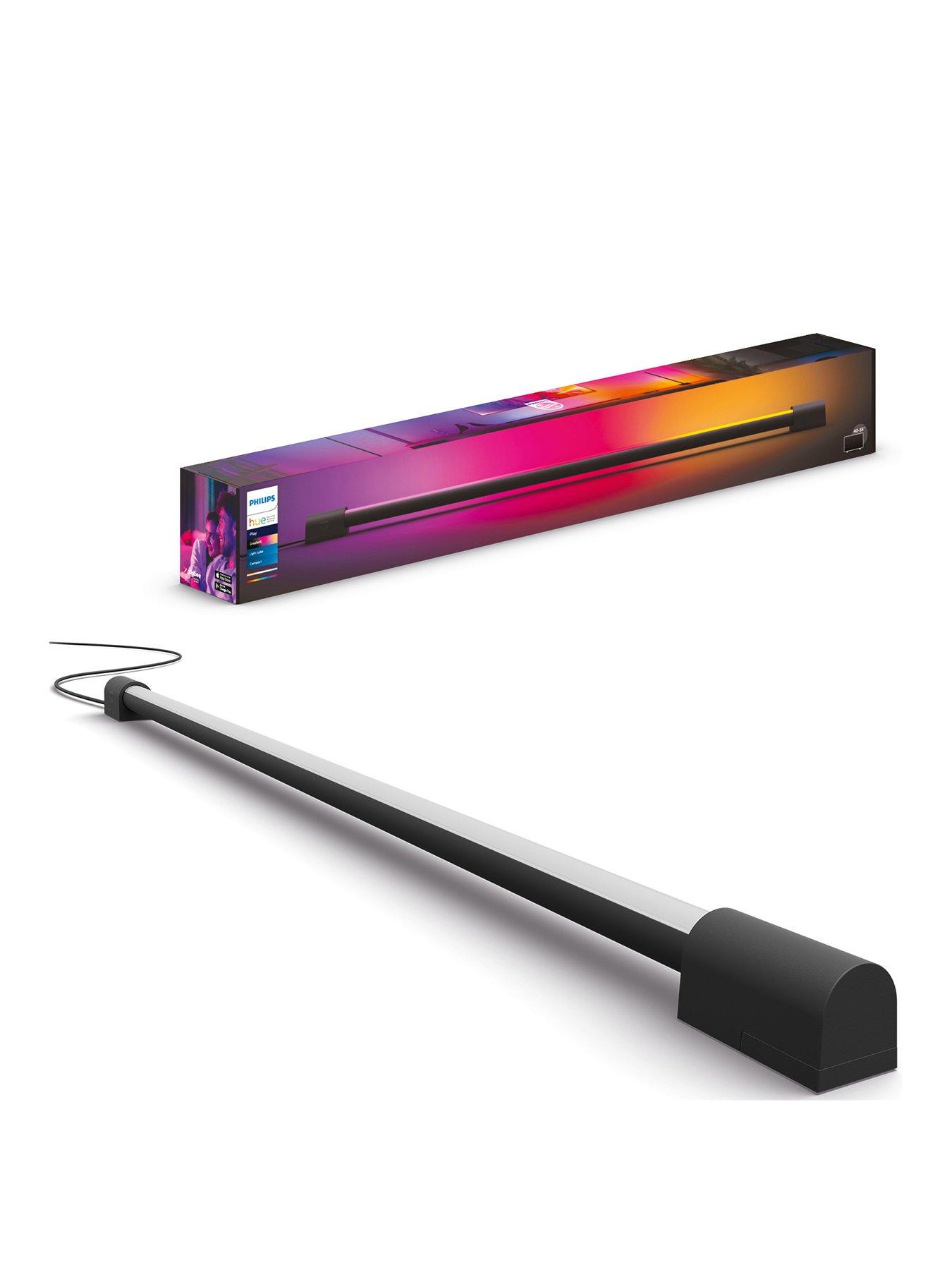 Product photograph of Philips Hue Play Gradient Light Tube Cmp Black Eu Uk from very.co.uk