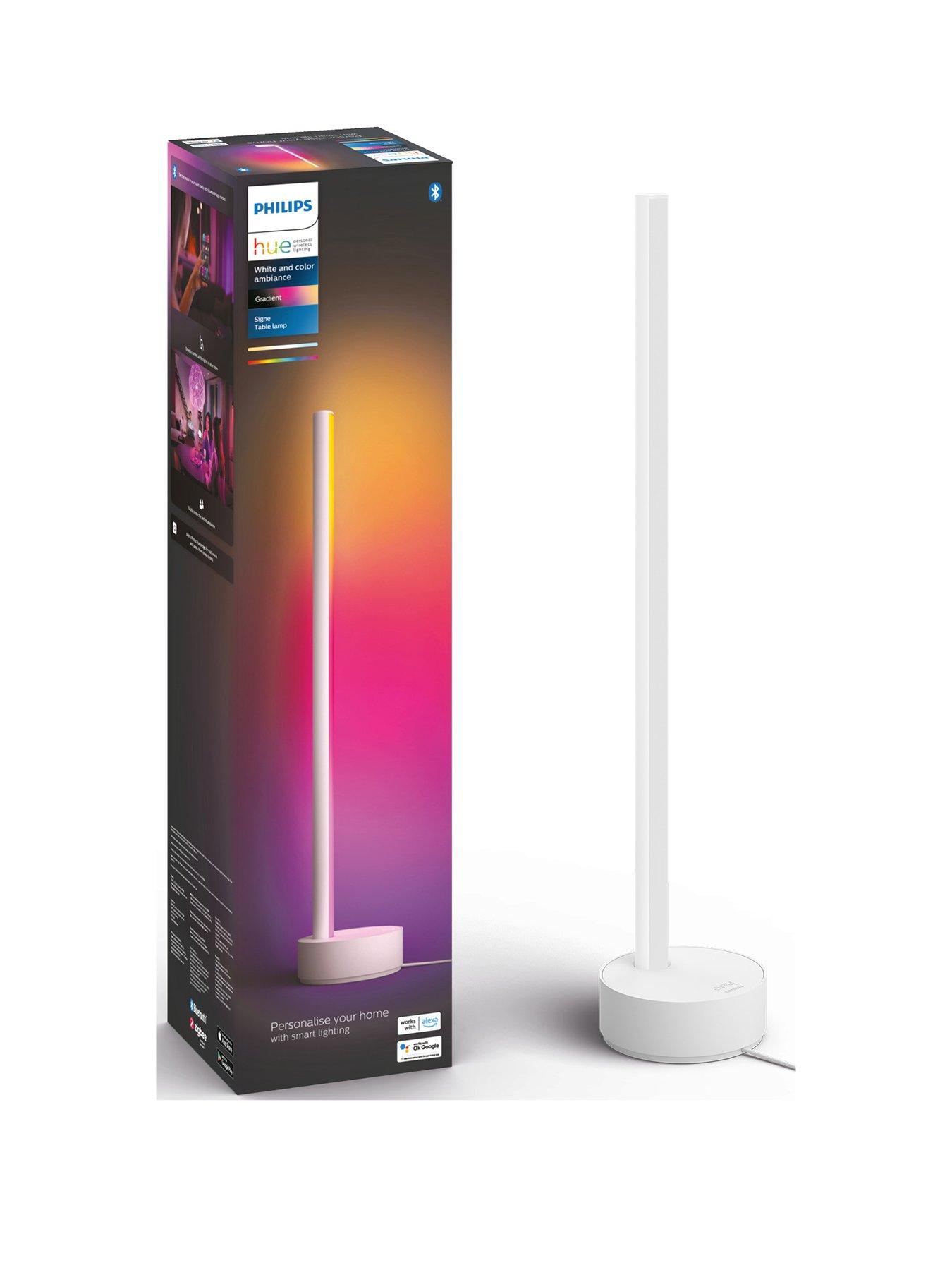 Product photograph of Philips Hue Gradient Signe Table White Eu Uk from very.co.uk