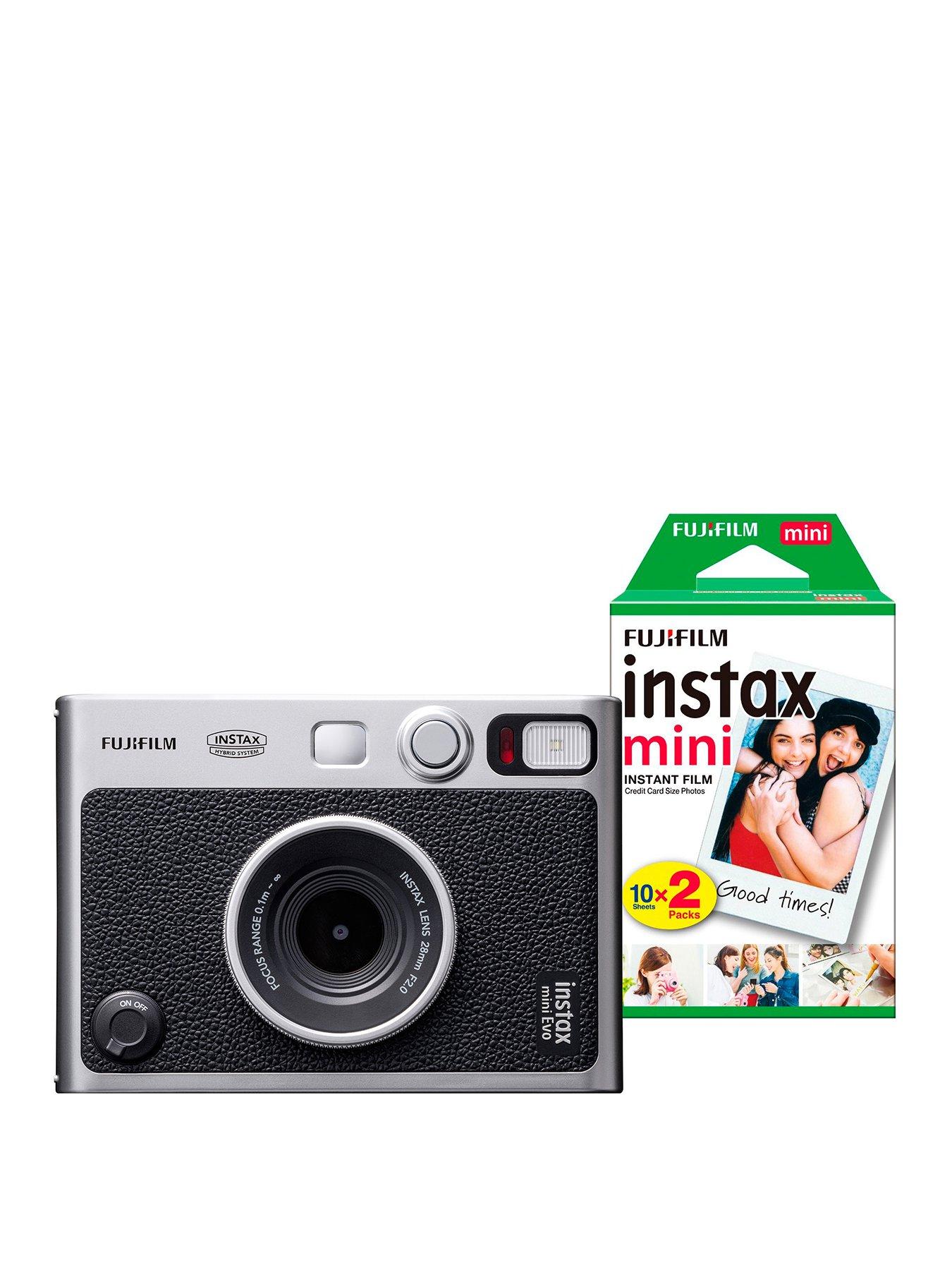 Fujifilm Instax Mini Evo Hybrid Instant Camera inc 20 Shots - Black