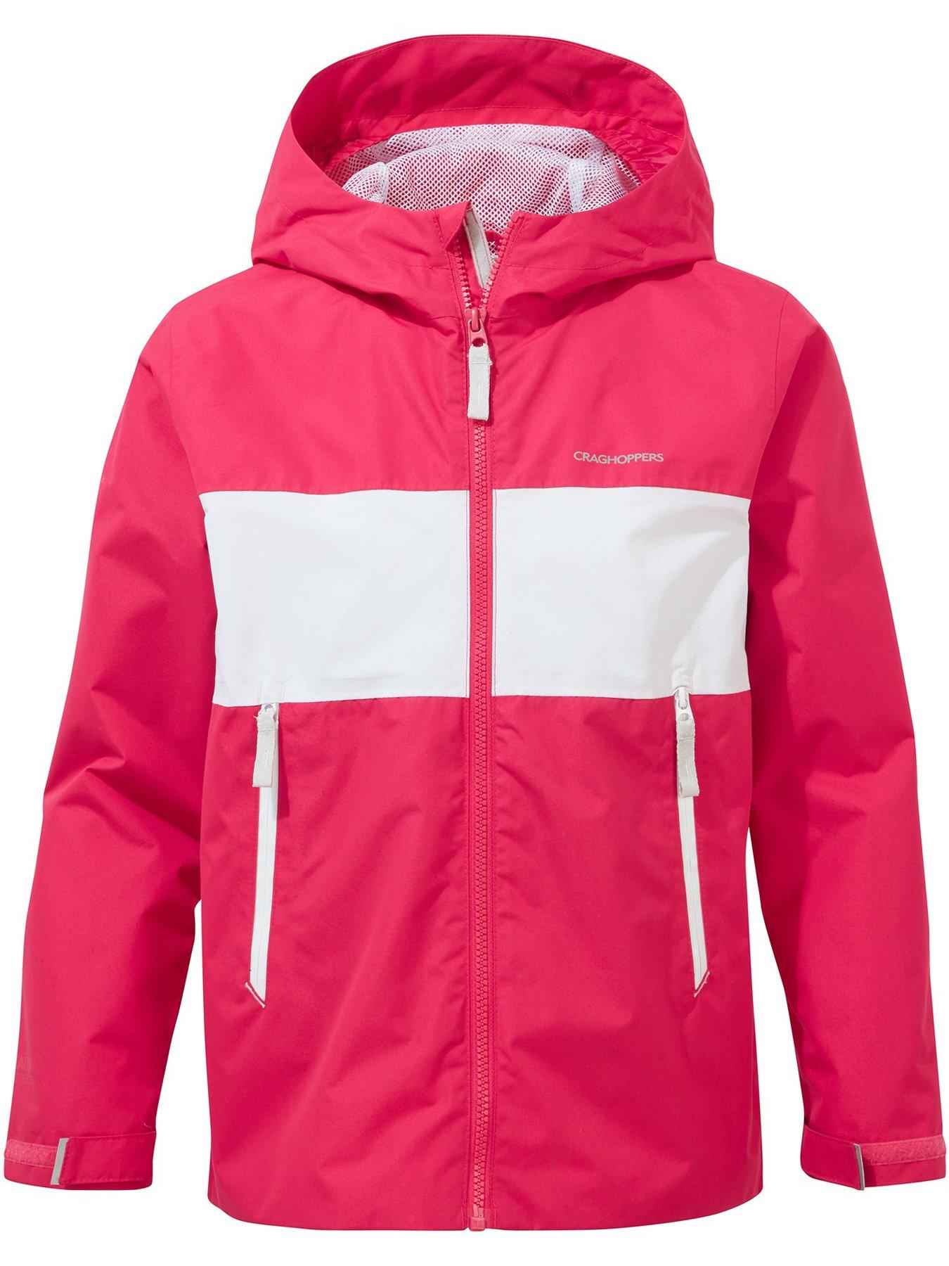  Craghoppers Kids Bellamy Waterproof Jacket - Pink