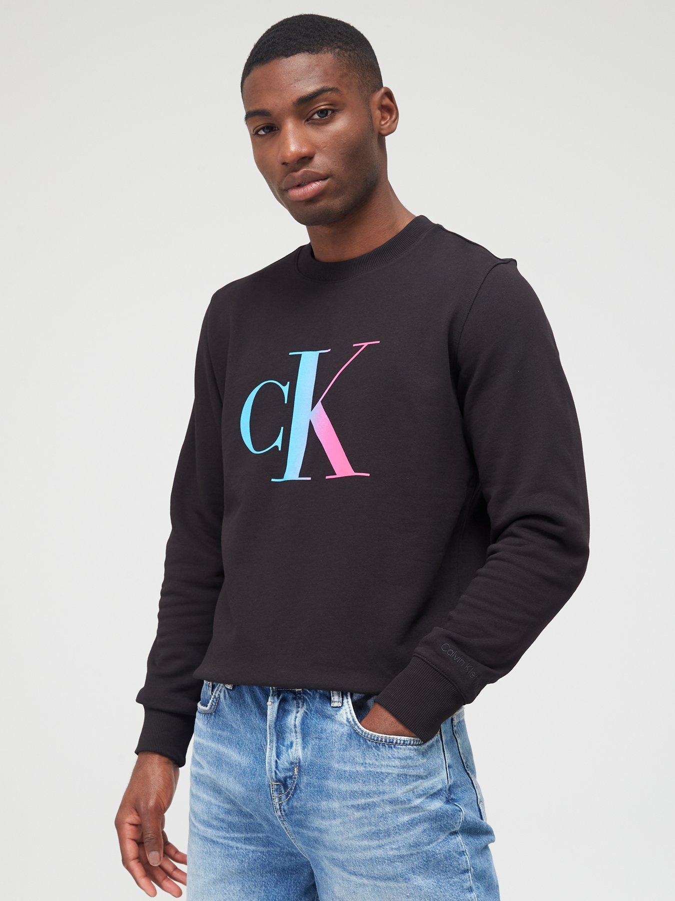 grey calvin klein sweatshirt