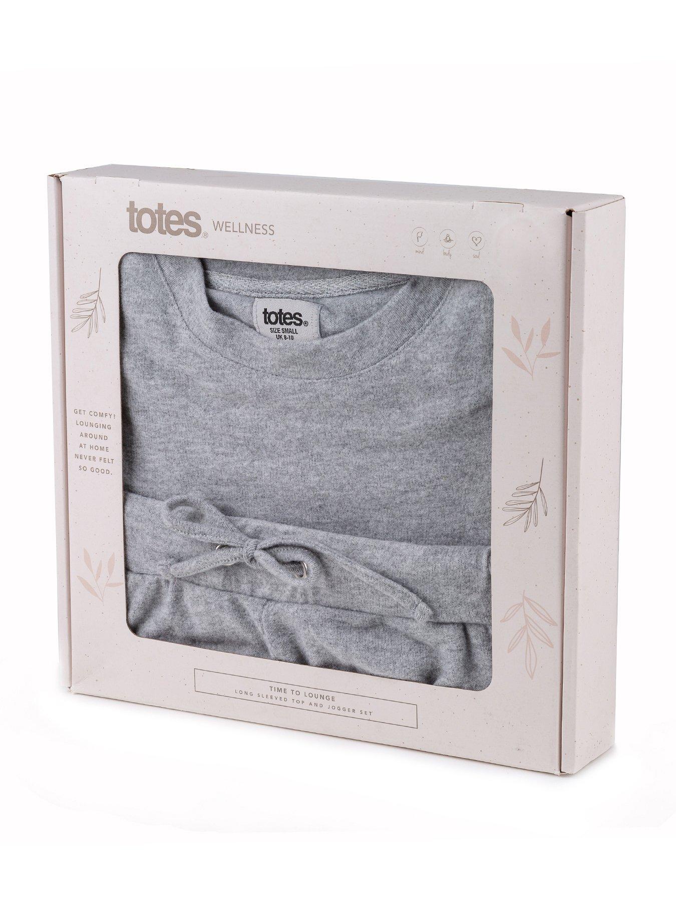 TOTES Ladies Loungewear Pyjama Set Grey very