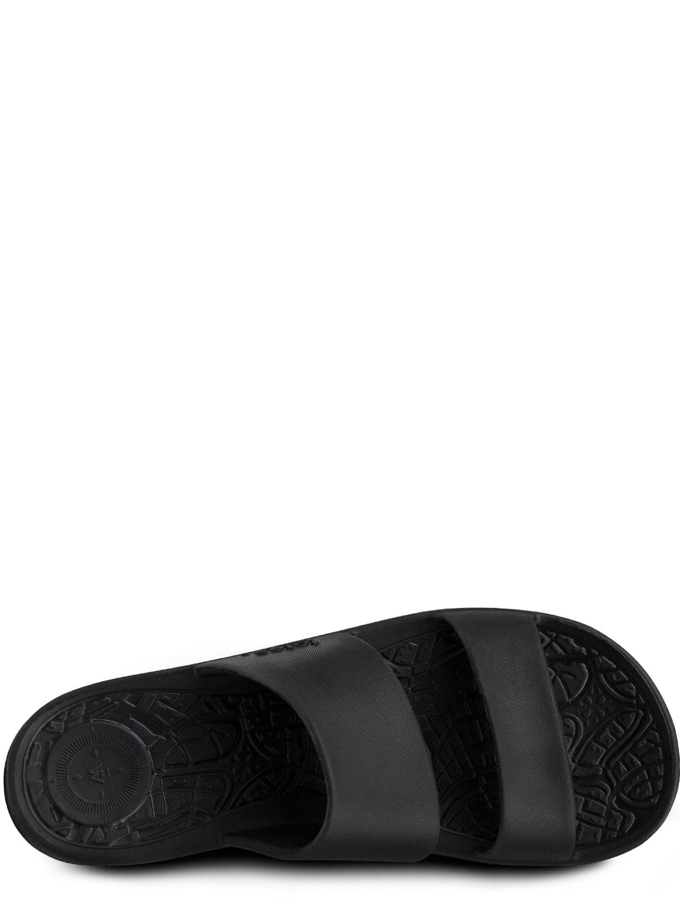 Image 4 of 5 of TOTES Ladies Solbounce Double Strap Slide Sandals - Black