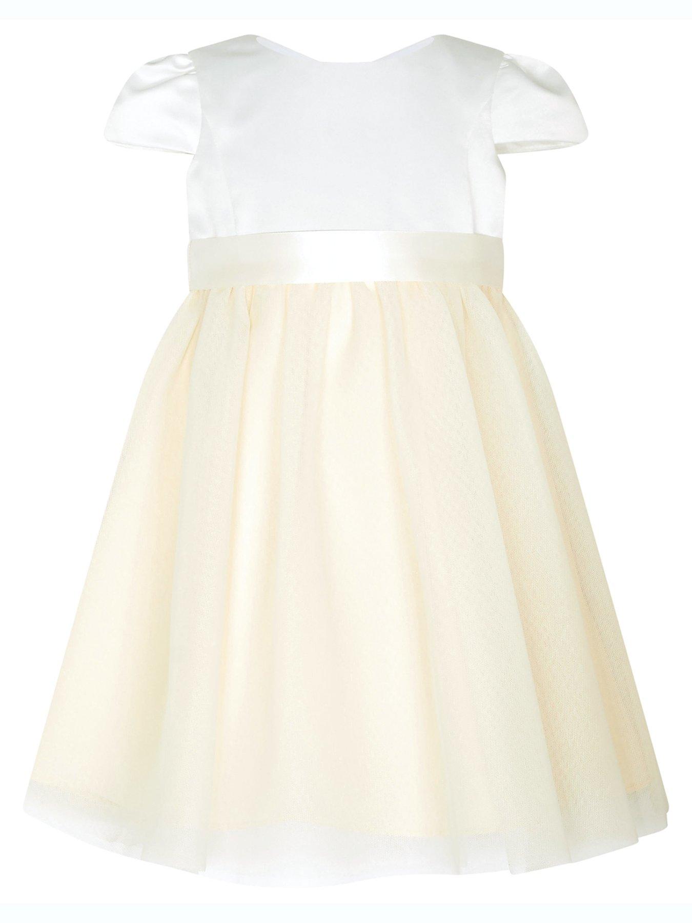 Occasion & wear Baby Girls Tulle Bridesmaid Dress - Lemon