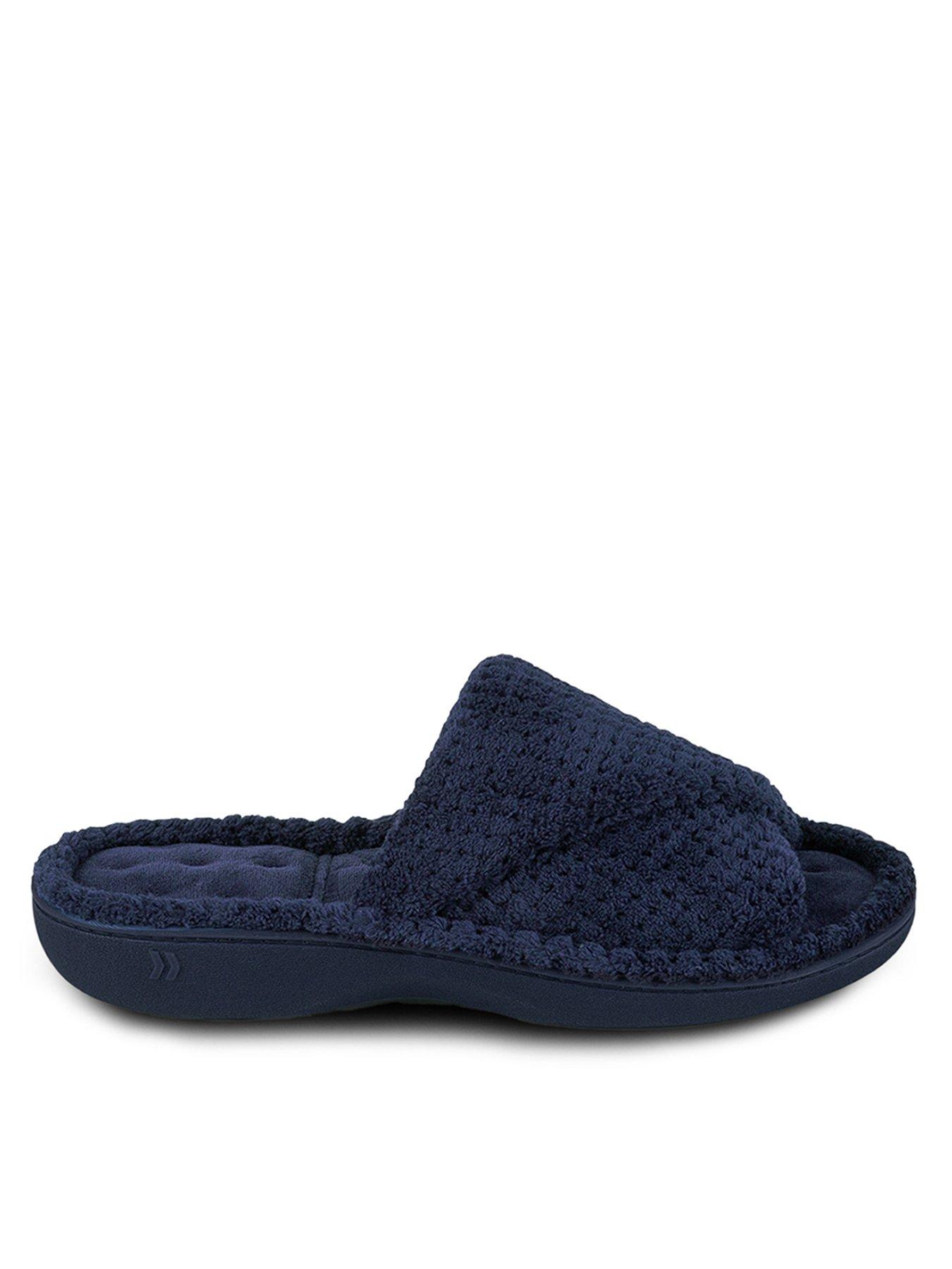 Isotoner criss cross discount slippers