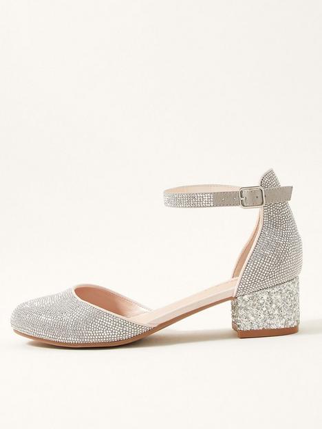monsoon-girls-textured-2-part-heel-shoes-silver