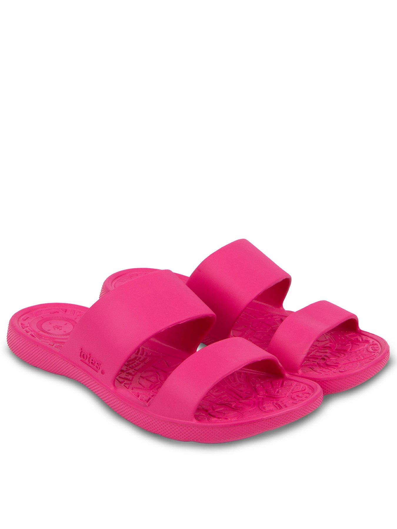 Two strap 2025 pink slides