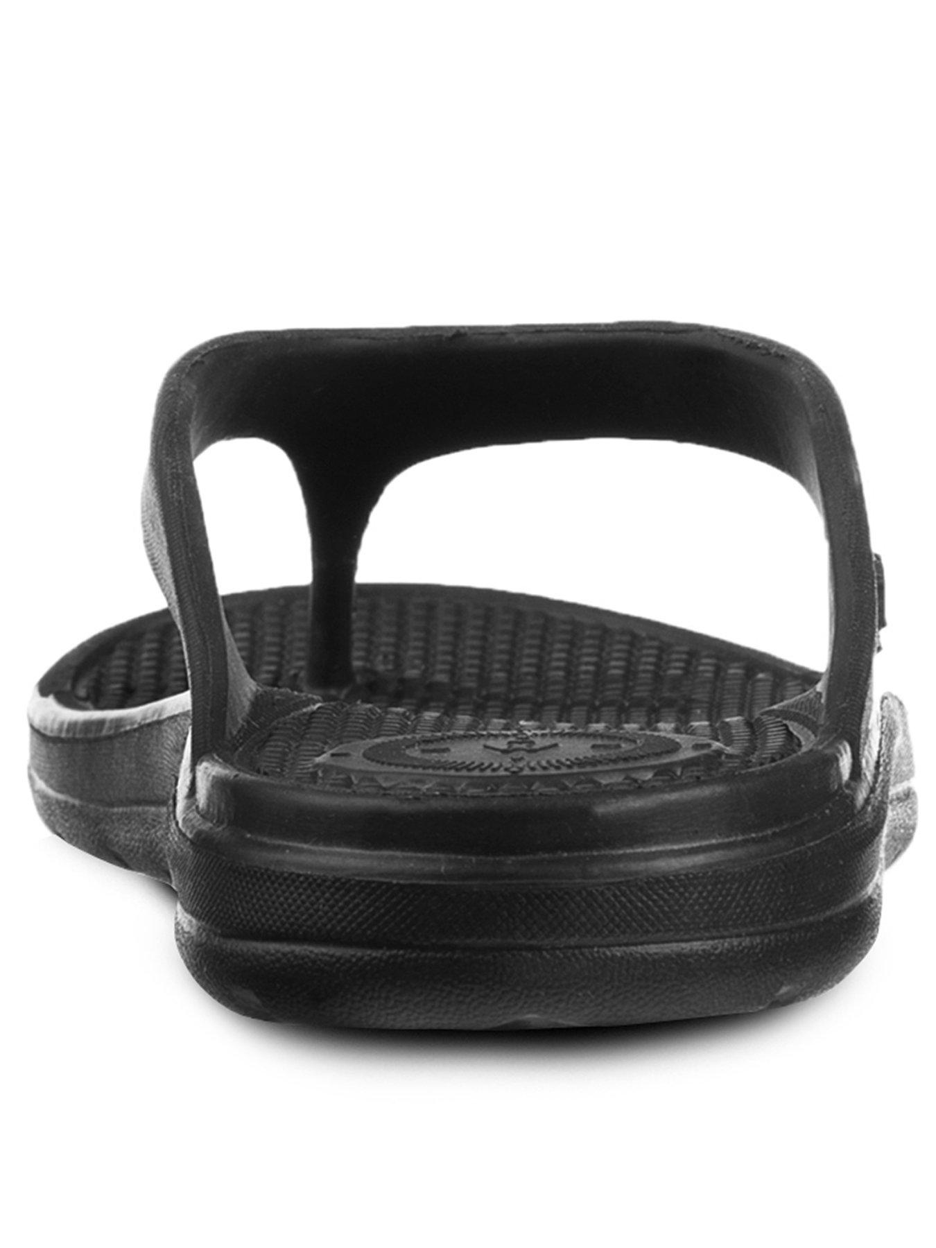 Image 2 of 5 of TOTES Ladies Solbounce With Toe Post Sandals - Black