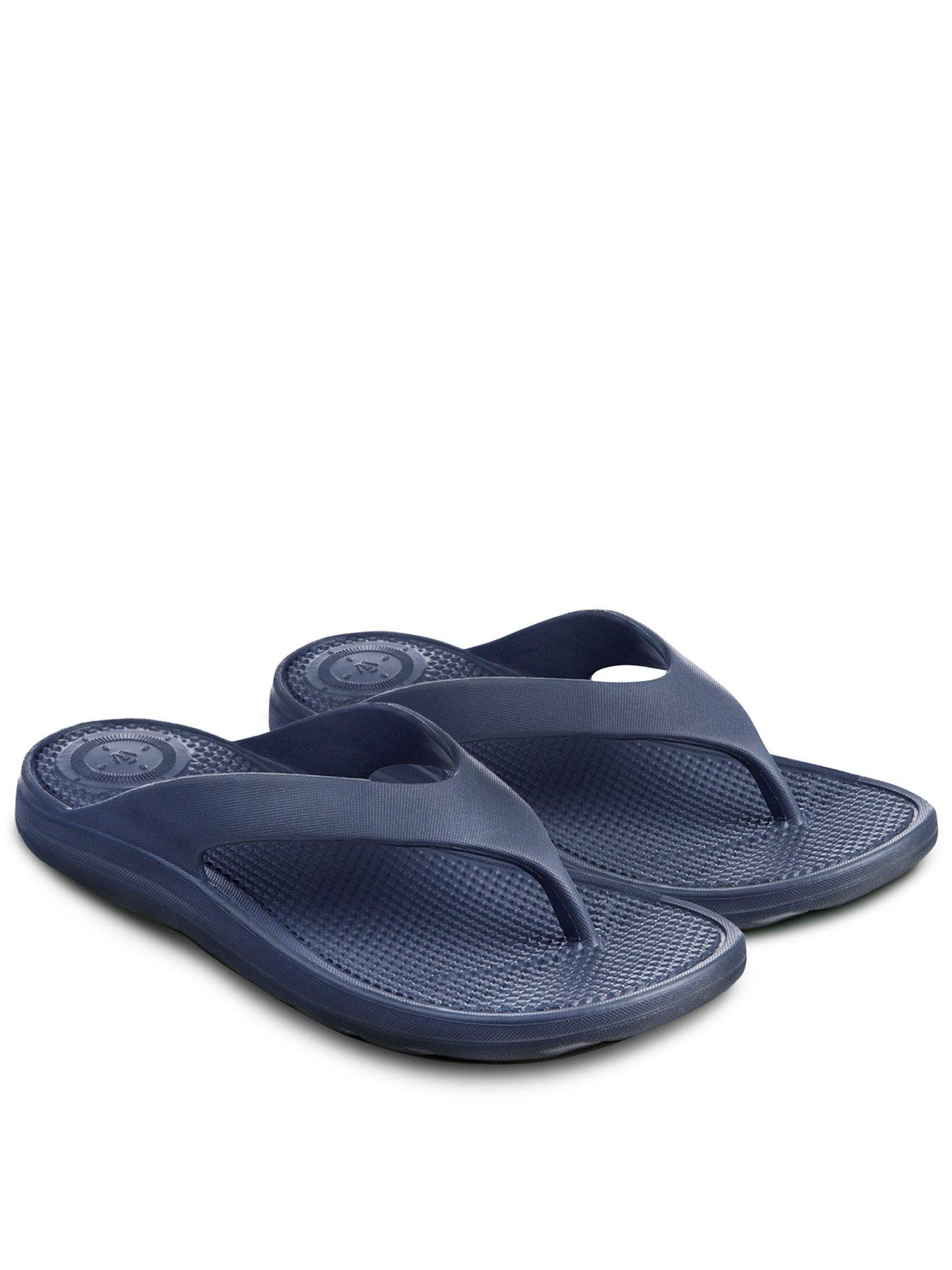 Ladies 2024 navy sandals