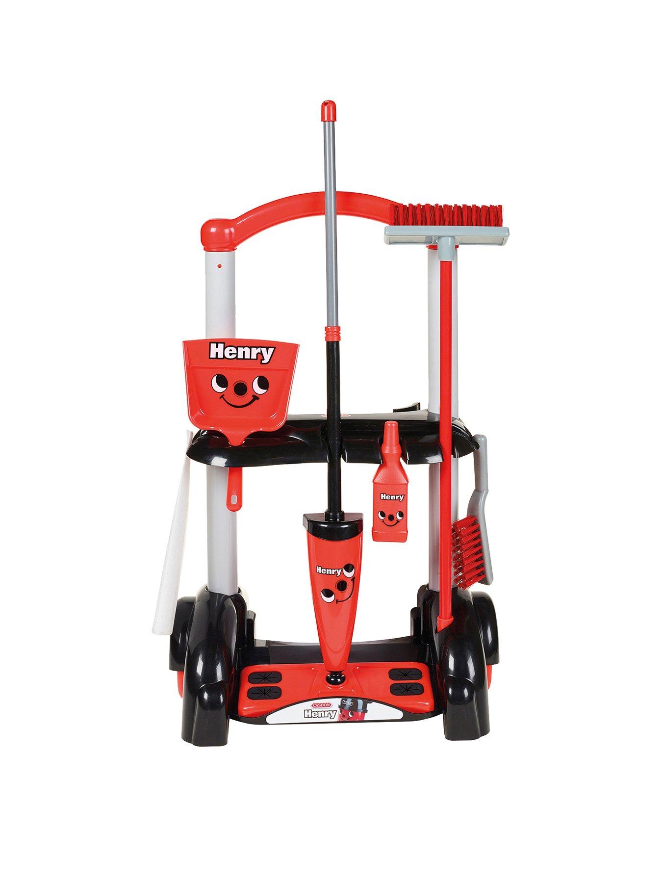 Casdon deluxe henry 2024 toy cleaning trolley