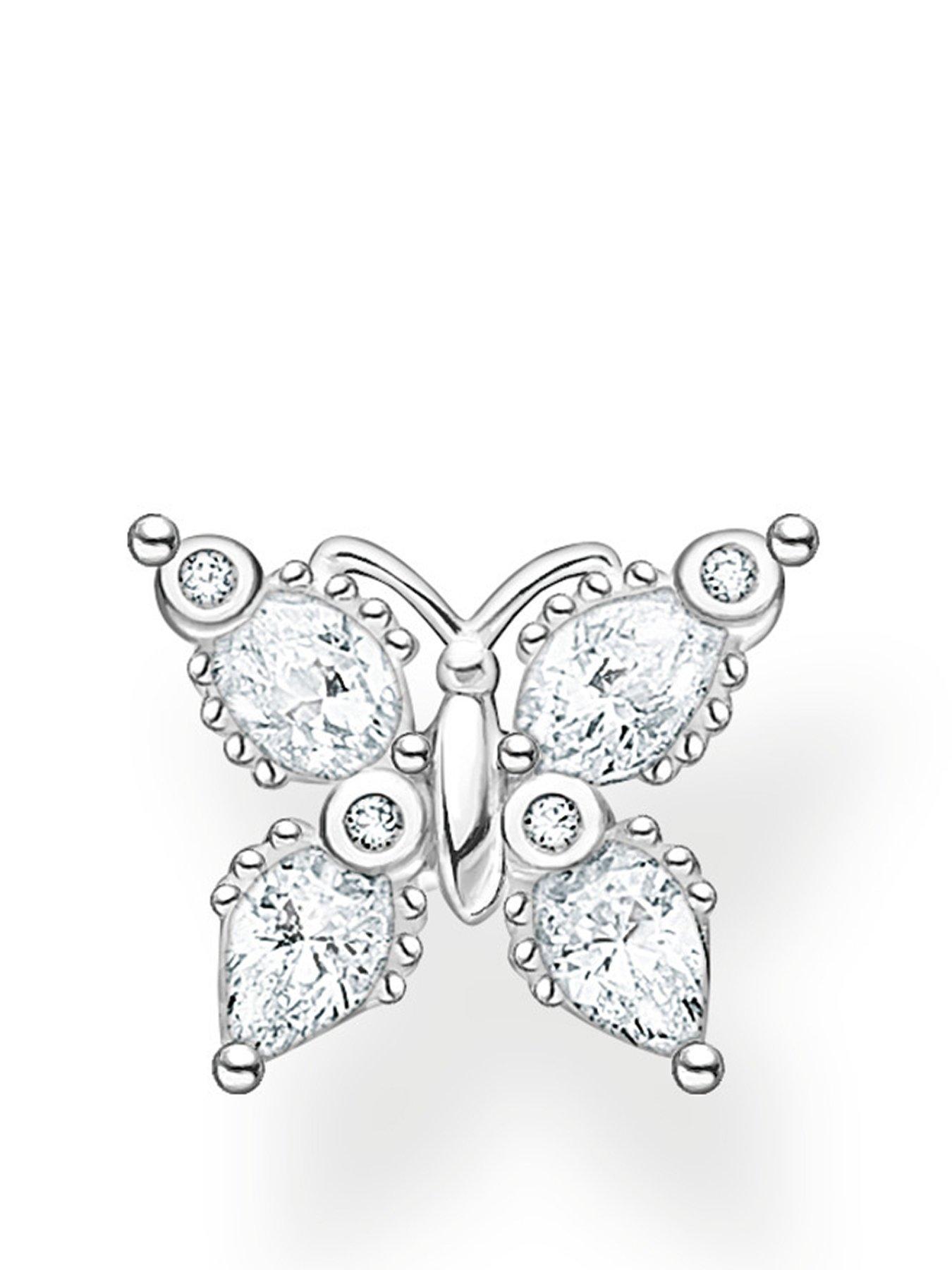 undefined Butterfly Single Ear Stud