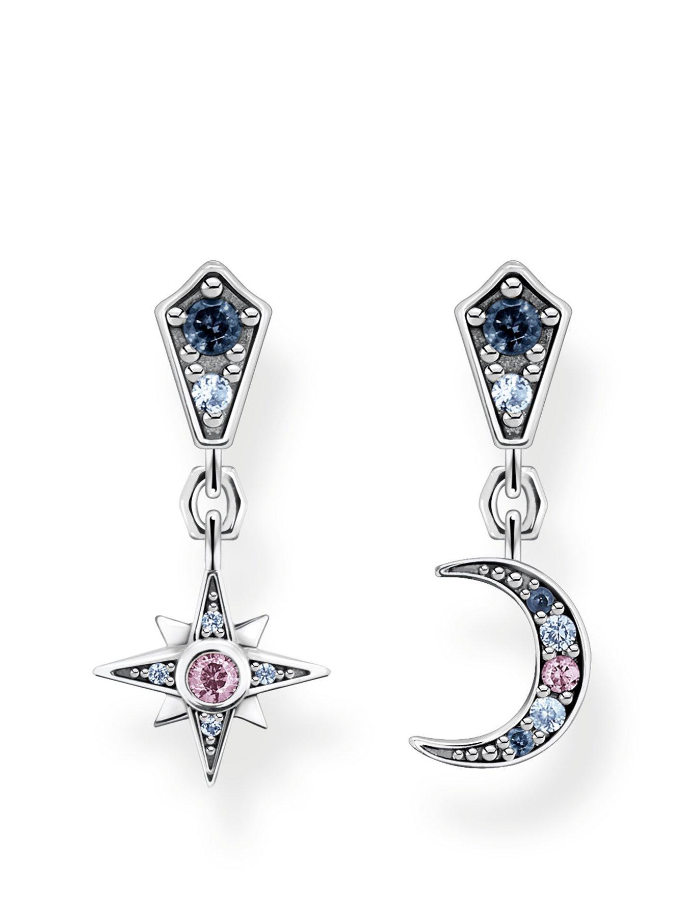 Beaverbrooks moon and on sale star earrings