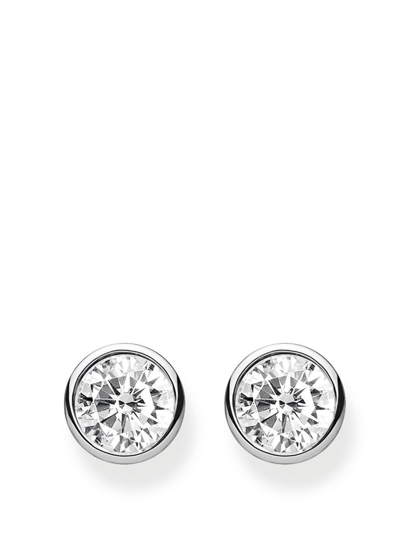 undefined Round Stud Earrings