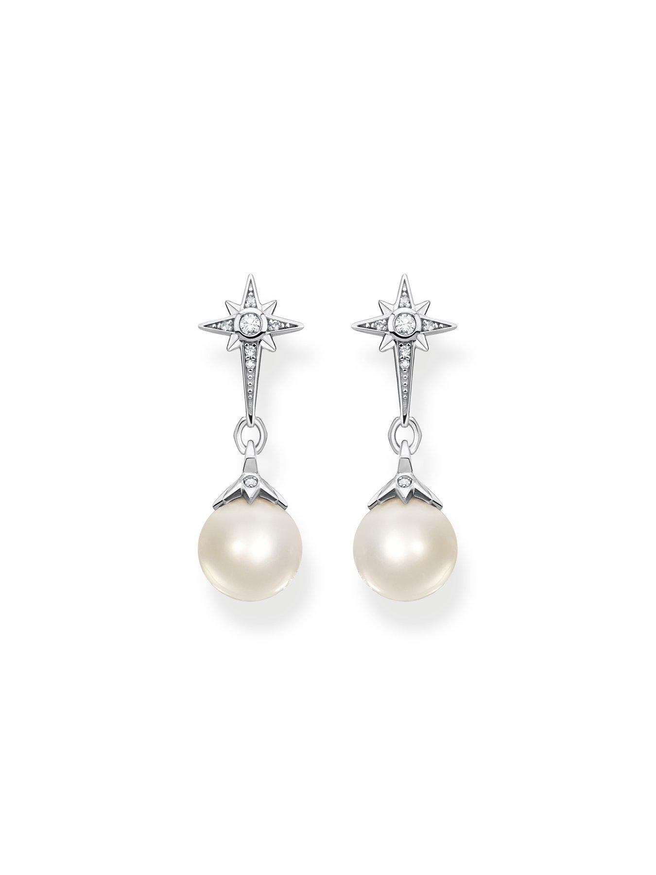 Thomas Sabo Pearl Drop Earrings | Very.co.uk