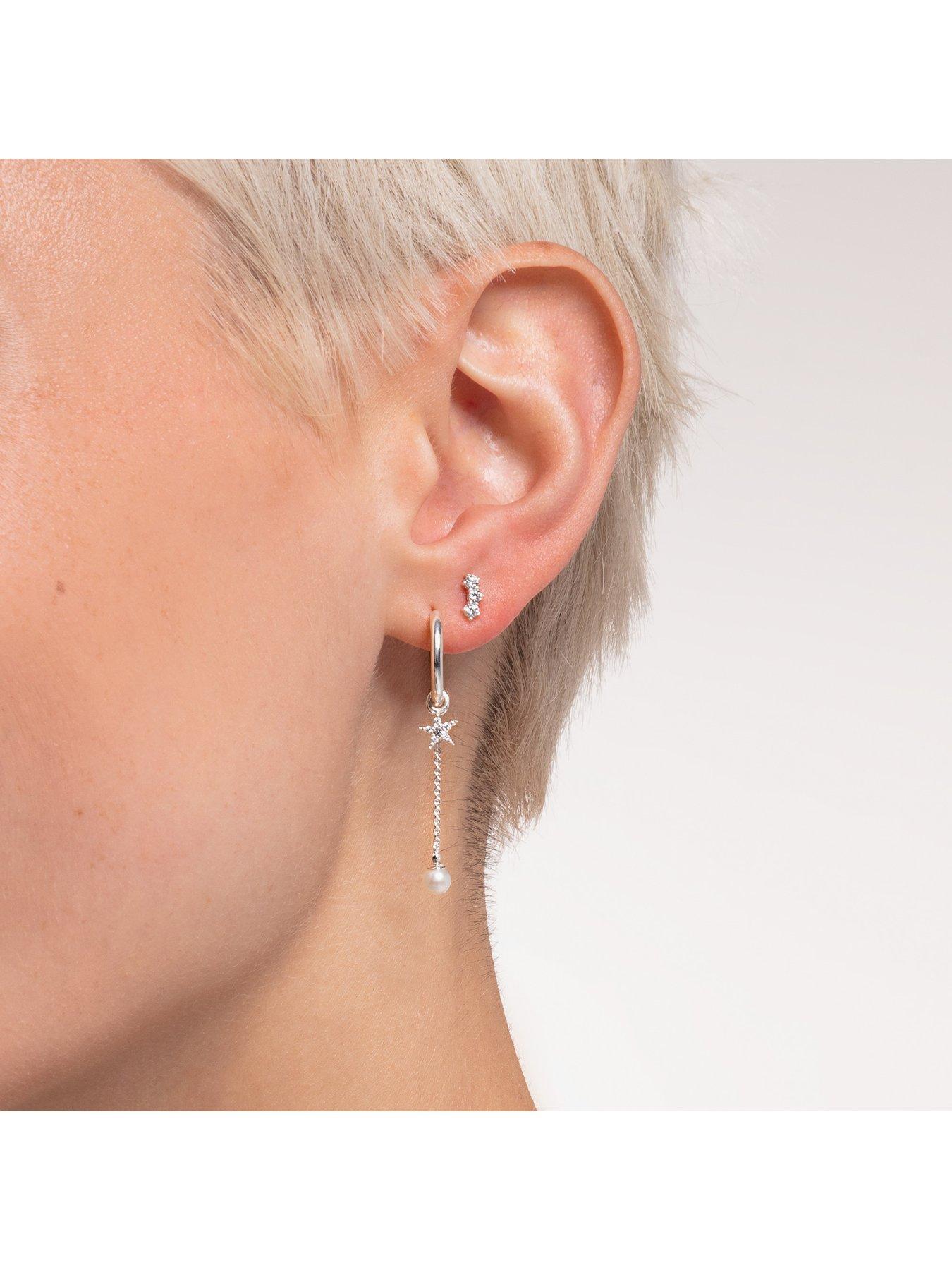 Image 2 of 4 of Thomas Sabo Cluster Single Ear Stud