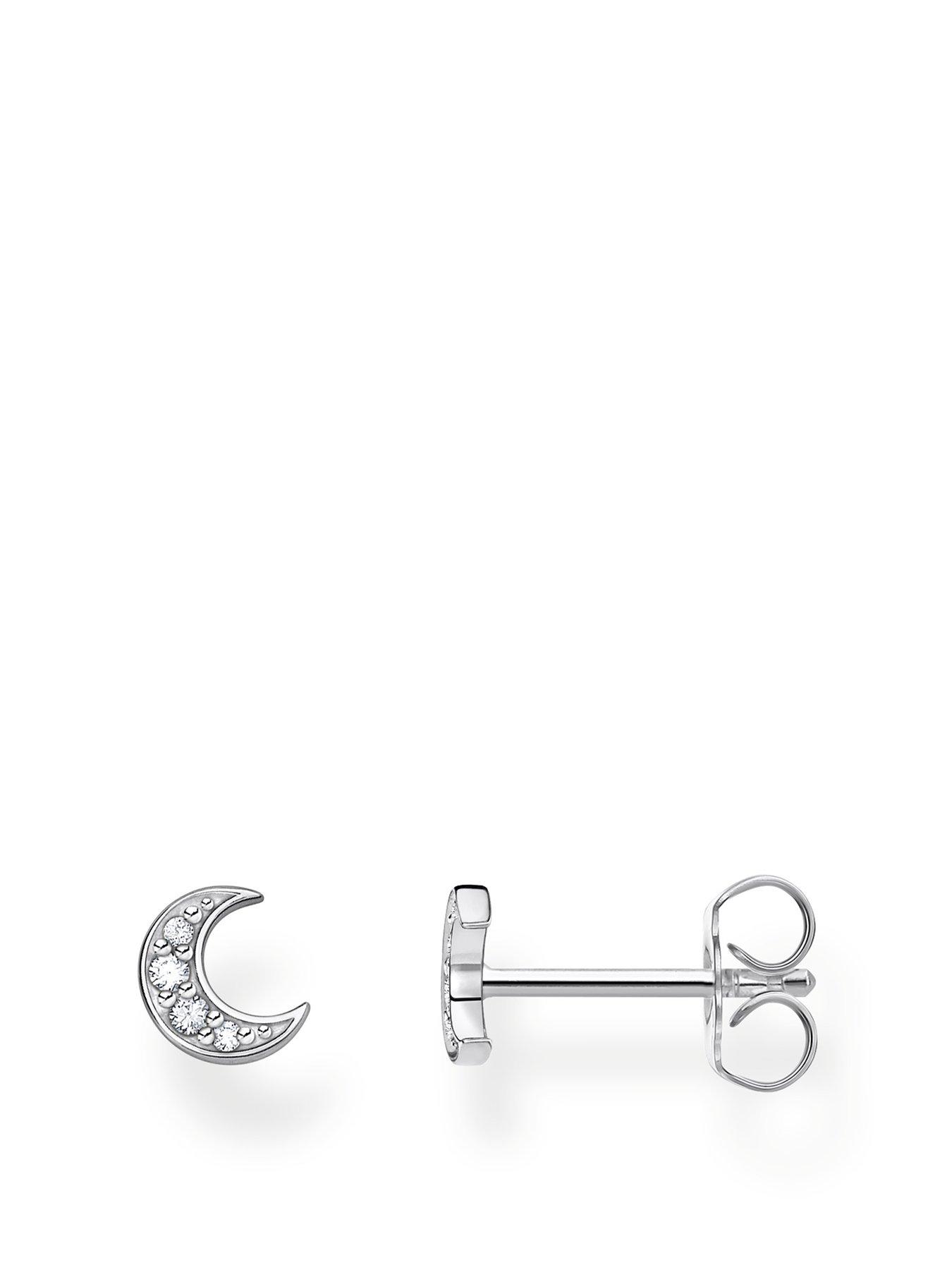 undefined Moon Single Ear Stud
