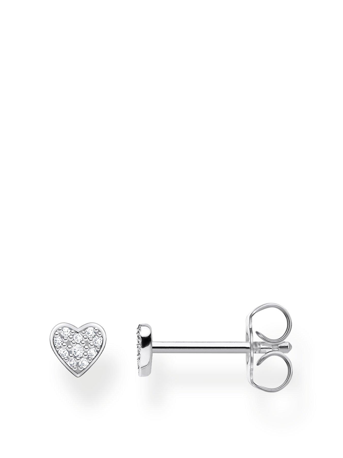 Product photograph of Thomas Sabo Heart Single Ear Stud from very.co.uk