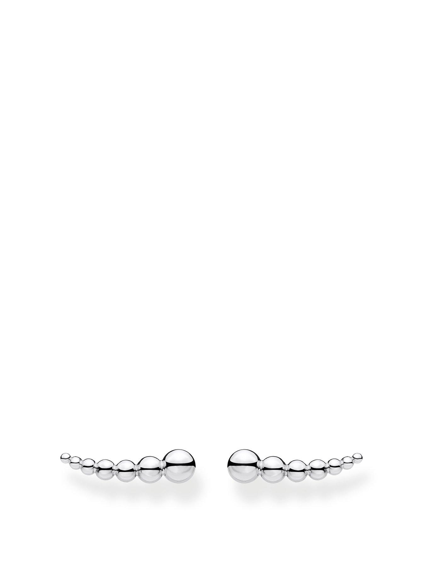 Product photograph of Thomas Sabo Beaded Ear Climber from very.co.uk