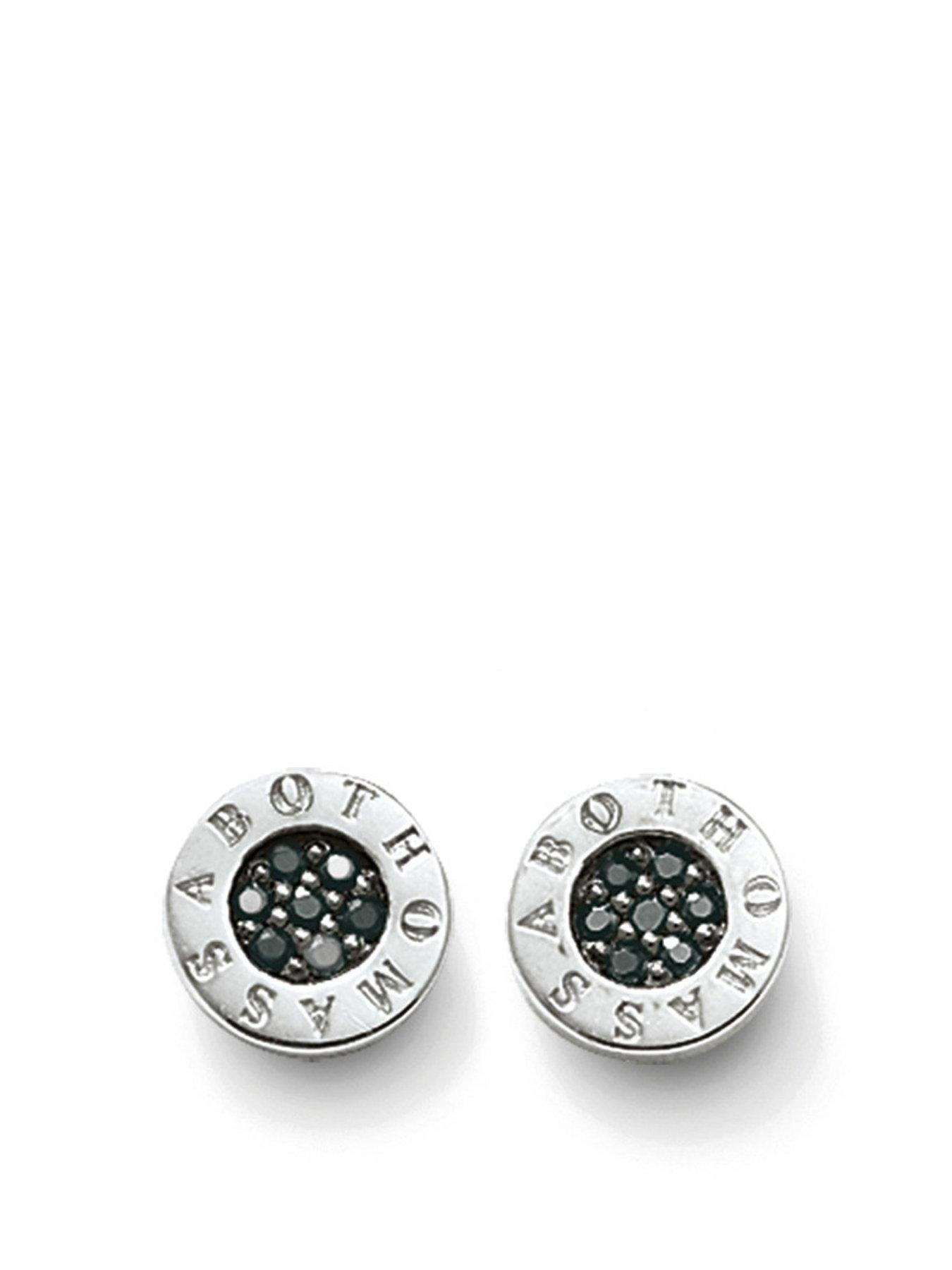 undefined Branded Stud Earrings