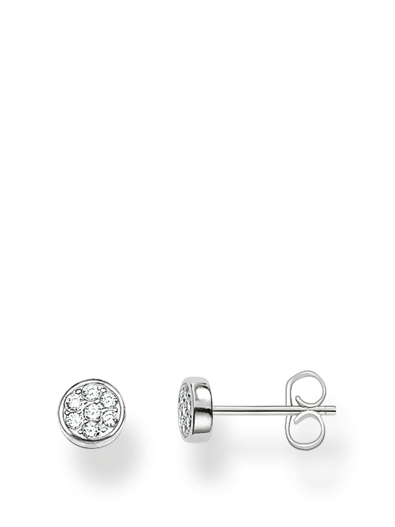 undefined Circle Stud Earrings