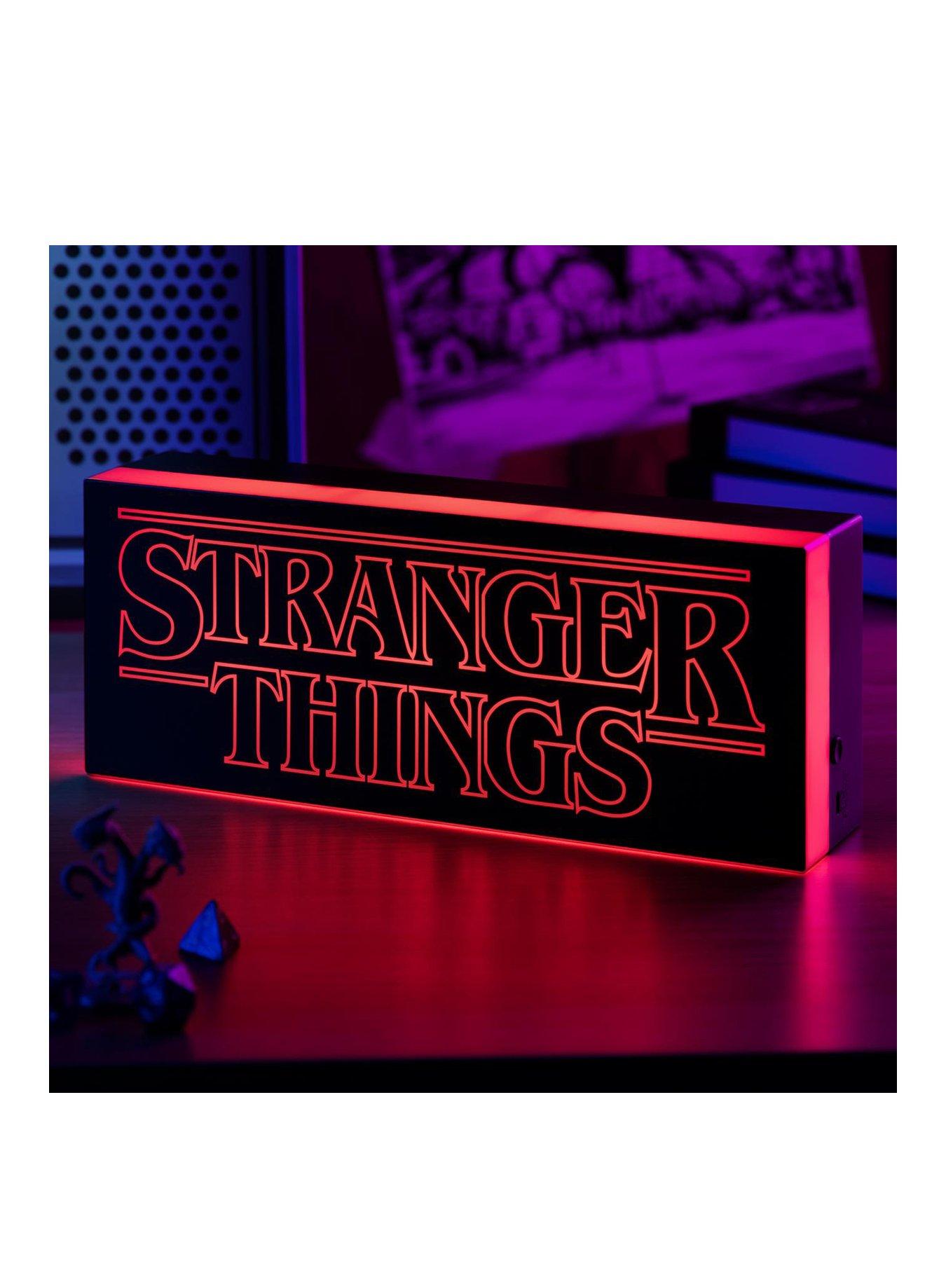 Product photograph of Stranger Things Logo Light from very.co.uk