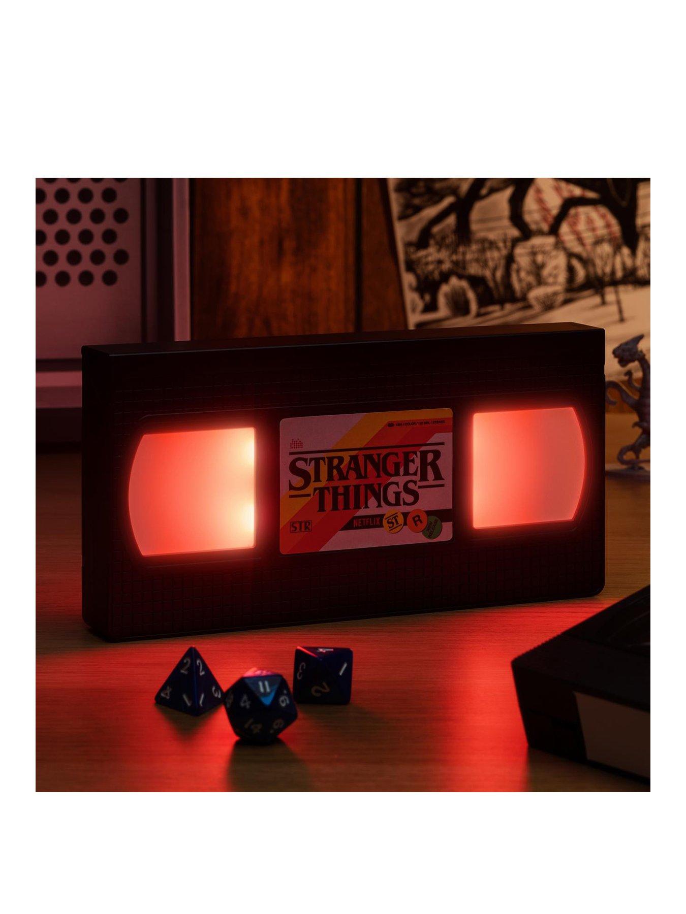 Product photograph of Stranger Things Vhs Logo Light from very.co.uk