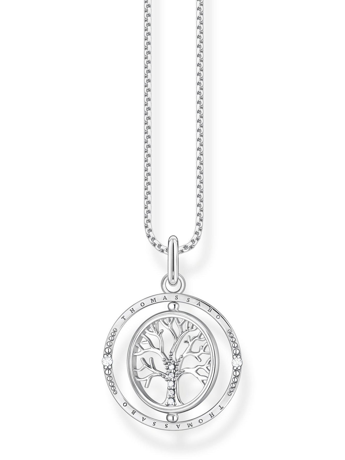 Image 4 of 6 of Thomas Sabo Tree Of Love: Set With Rotating Pendant And Chain