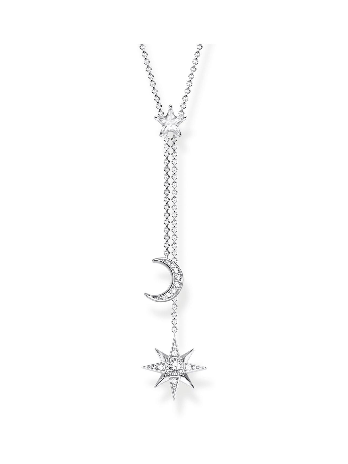 Product photograph of Thomas Sabo Cosmos Necklace from very.co.uk